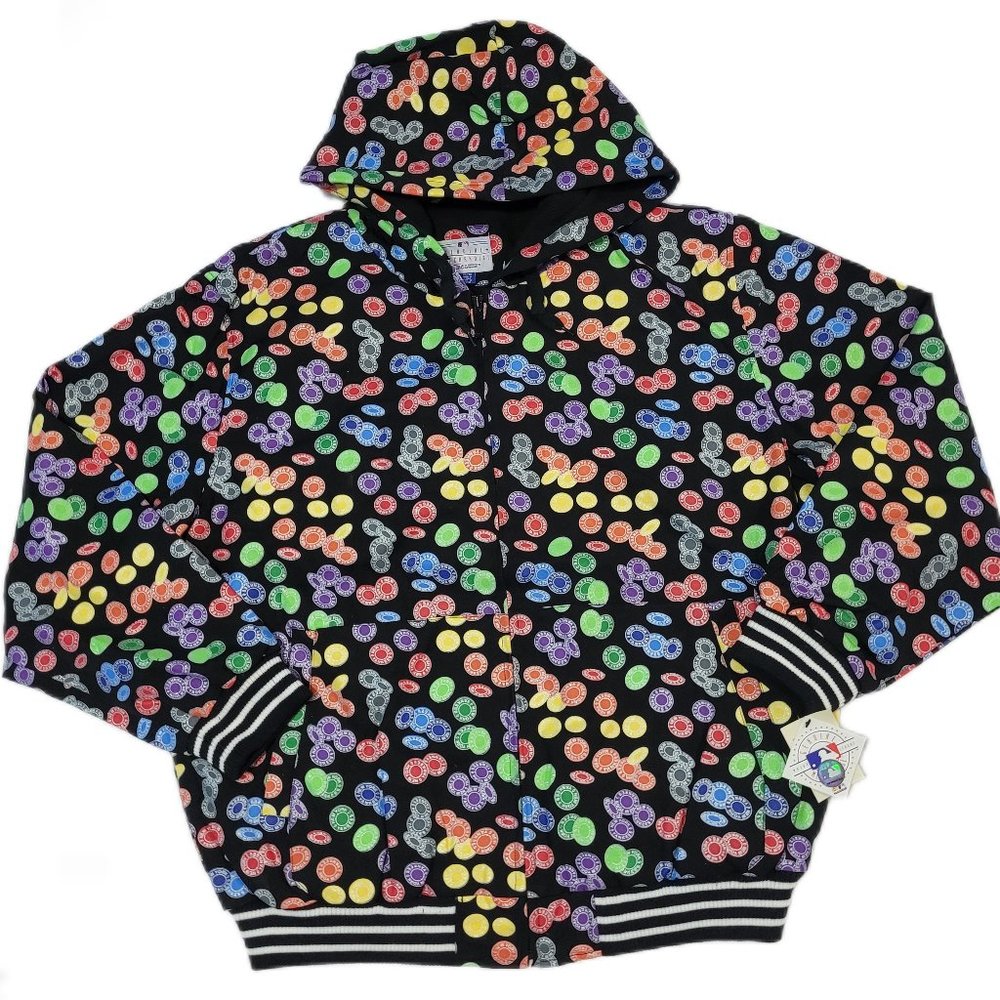 MLB New York Yankees Poker Chips Design Zipper Hoodie